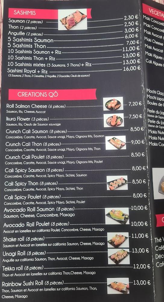 QÔ Sushi - Menu Image 1
